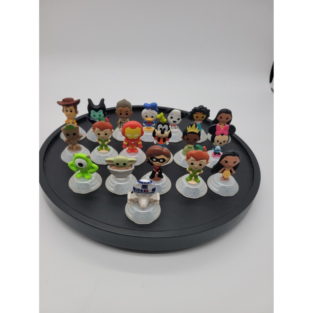 Lot of 19  McDonalds Happy Disney 100th Anniversary Celebration Figurines